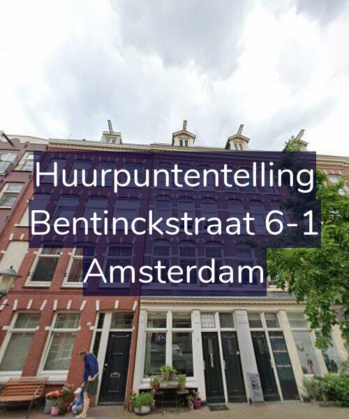 Foto gevel Huurpuntentelling voor Bentinckstraat 6-1, Amsterdam