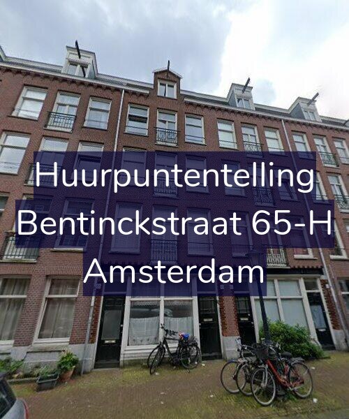Foto gevel Huurpuntentelling voor Bentinckstraat 65-H, Amsterdam