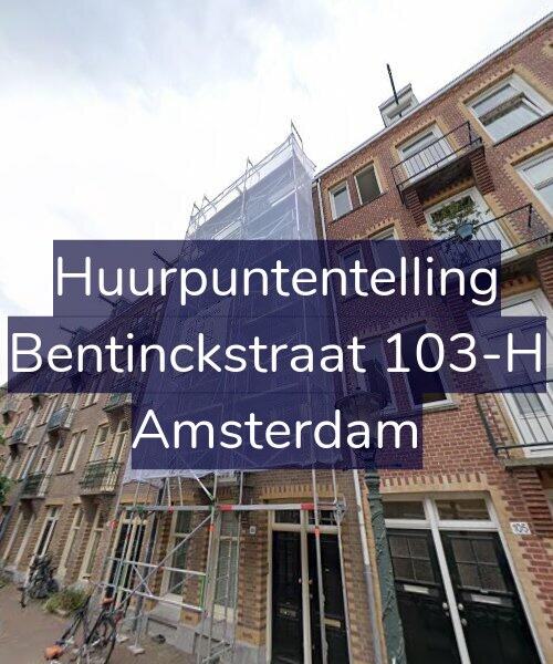Foto gevel Huurpuntentelling voor Bentinckstraat 103-H, Amsterdam