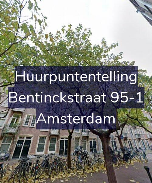 Foto gevel Huurpuntentelling voor Bentinckstraat 95-1, Amsterdam