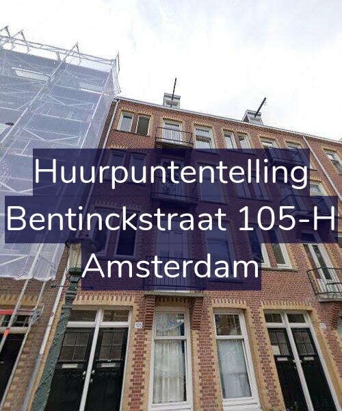 Foto gevel Huurpuntentelling voor Bentinckstraat 105-H, Amsterdam