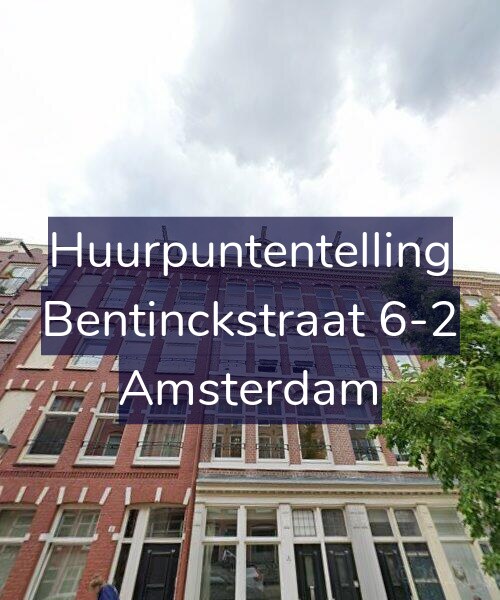 Foto gevel Huurpuntentelling voor Bentinckstraat 6-2, Amsterdam