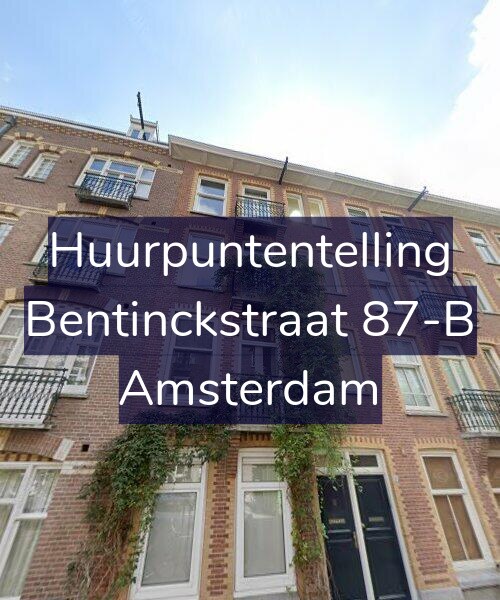 Foto gevel Huurpuntentelling voor Bentinckstraat 87-B, Amsterdam