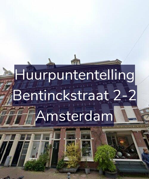 Foto gevel Huurpuntentelling voor Bentinckstraat 2-2, Amsterdam