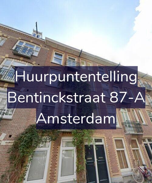 Foto gevel Huurpuntentelling voor Bentinckstraat 87-A, Amsterdam