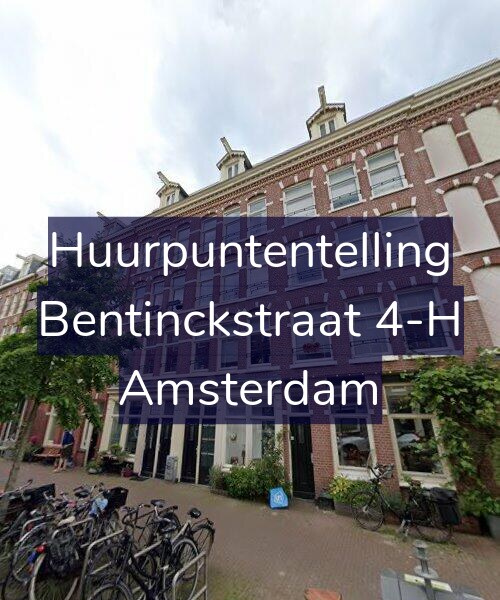 Foto gevel Huurpuntentelling voor Bentinckstraat 4-H, Amsterdam