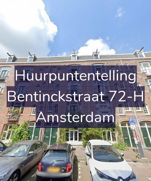 Foto gevel Huurpuntentelling voor Bentinckstraat 72-H, Amsterdam