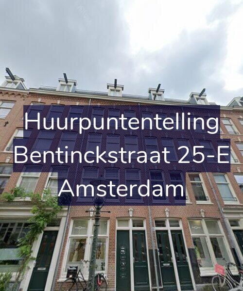 Foto gevel Huurpuntentelling voor Bentinckstraat 25-E, Amsterdam