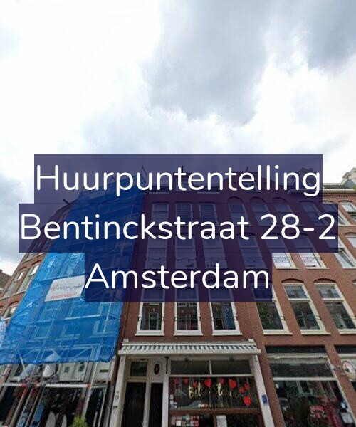 Foto gevel Huurpuntentelling voor Bentinckstraat 28-2, Amsterdam