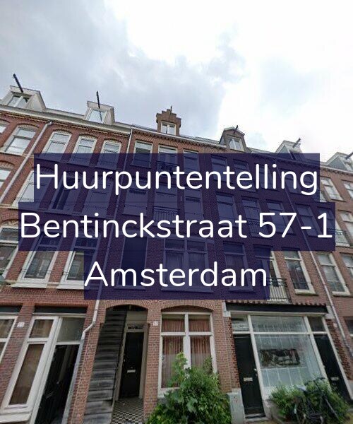 Foto gevel Huurpuntentelling voor Bentinckstraat 57-1, Amsterdam