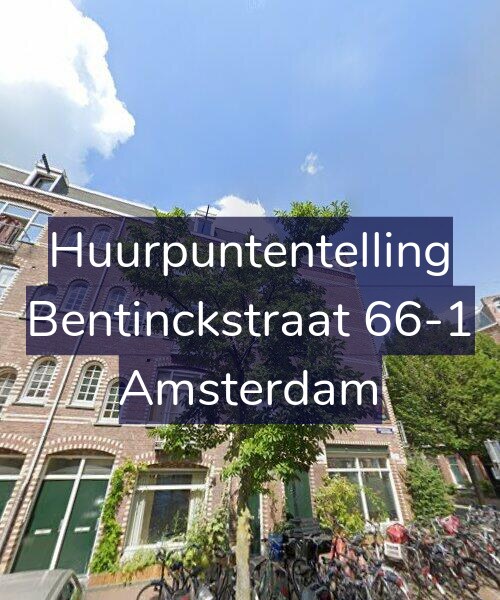 Foto gevel Huurpuntentelling voor Bentinckstraat 66-1, Amsterdam