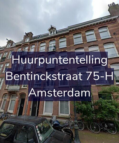 Foto gevel Huurpuntentelling voor Bentinckstraat 75-H, Amsterdam