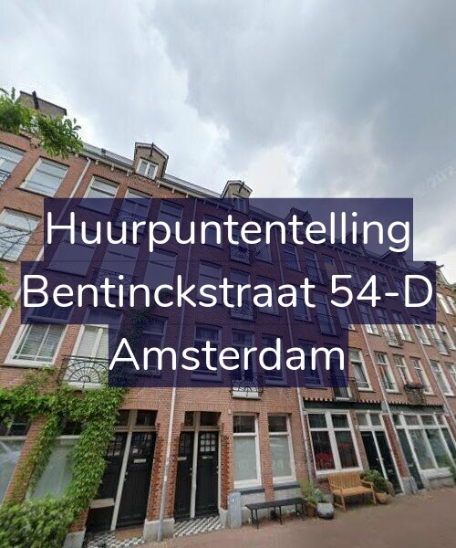 Foto gevel Huurpuntentelling voor Bentinckstraat 54-D, Amsterdam