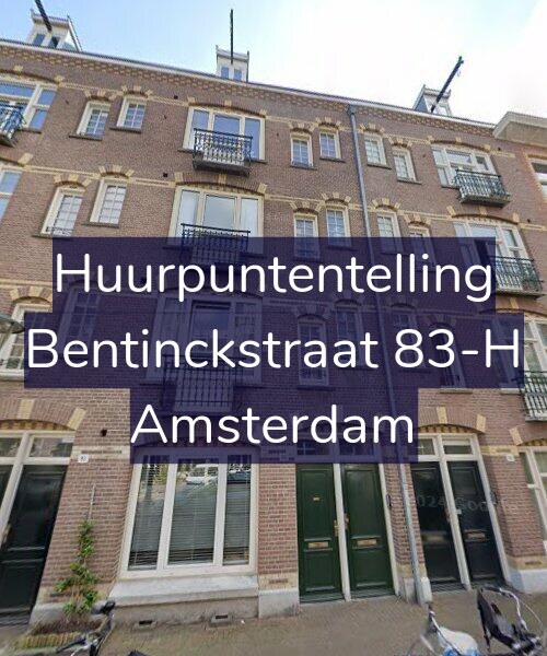 Foto gevel Huurpuntentelling voor Bentinckstraat 83-H, Amsterdam