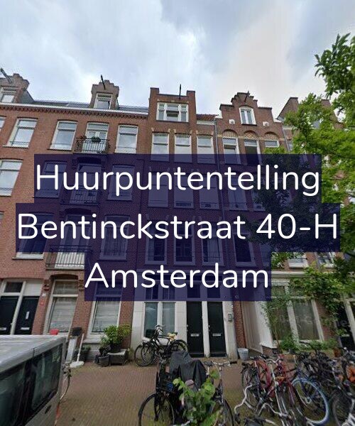 Foto gevel Huurpuntentelling voor Bentinckstraat 40-H, Amsterdam
