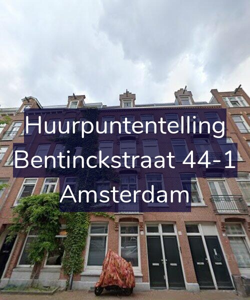 Foto gevel Huurpuntentelling voor Bentinckstraat 44-1, Amsterdam