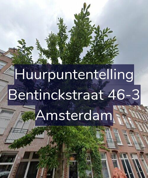 Foto gevel Huurpuntentelling voor Bentinckstraat 46-3, Amsterdam