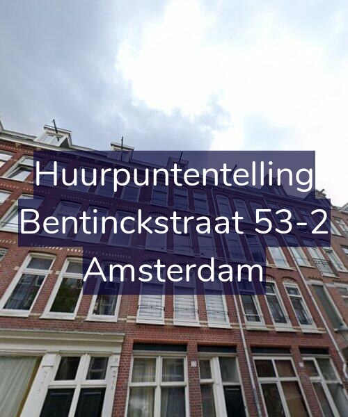 Foto gevel Huurpuntentelling voor Bentinckstraat 53-2, Amsterdam