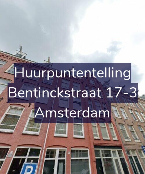 Foto gevel Huurpuntentelling voor Bentinckstraat 17-3, Amsterdam