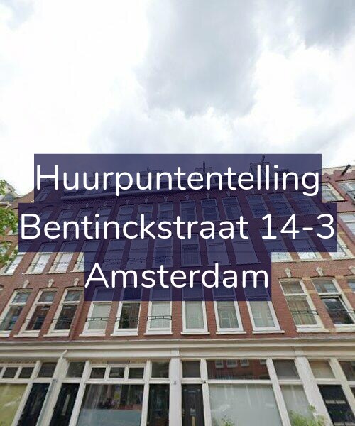 Foto gevel Huurpuntentelling voor Bentinckstraat 14-3, Amsterdam
