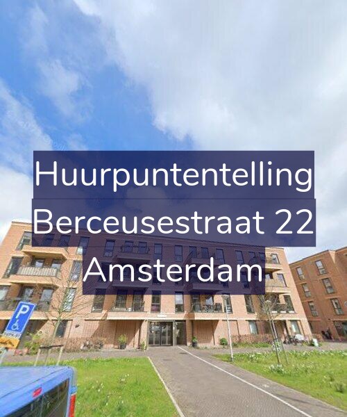 Foto gevel Huurpuntentelling voor Berceusestraat 22, Amsterdam