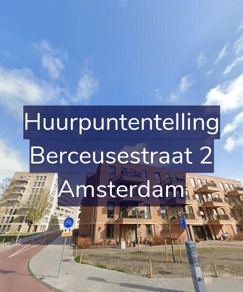 Foto gevel Huurpuntentelling voor Berceusestraat 2, Amsterdam
