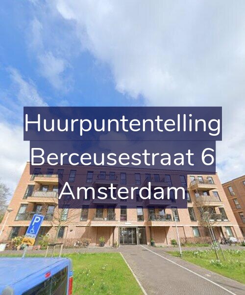 Foto gevel Huurpuntentelling voor Berceusestraat 6, Amsterdam