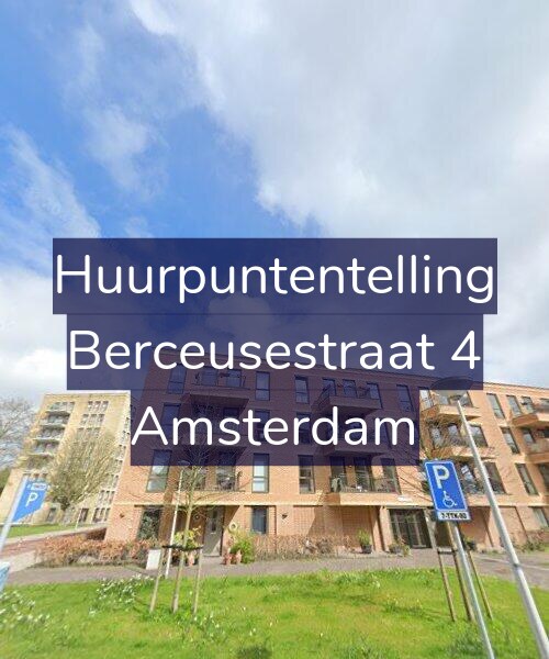 Foto gevel Huurpuntentelling voor Berceusestraat 4, Amsterdam