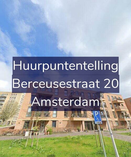 Foto gevel Huurpuntentelling voor Berceusestraat 20, Amsterdam