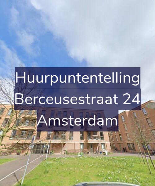 Foto gevel Huurpuntentelling voor Berceusestraat 24, Amsterdam
