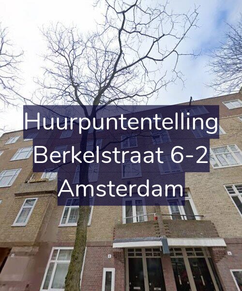 Foto gevel Huurpuntentelling voor Berkelstraat 6-2, Amsterdam