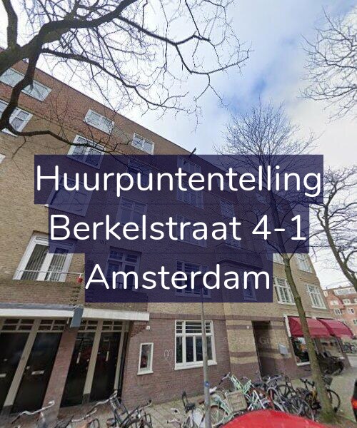 Foto gevel Huurpuntentelling voor Berkelstraat 4-1, Amsterdam