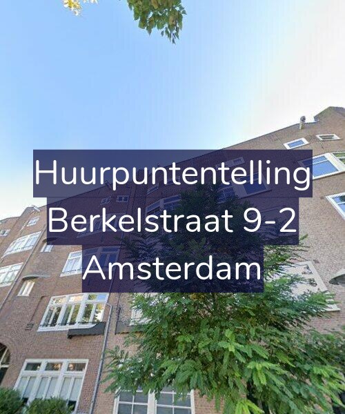 Foto gevel Huurpuntentelling voor Berkelstraat 9-2, Amsterdam