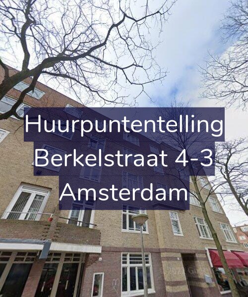 Foto gevel Huurpuntentelling voor Berkelstraat 4-3, Amsterdam