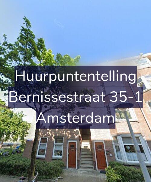 Foto gevel Huurpuntentelling voor Bernissestraat 35-1, Amsterdam