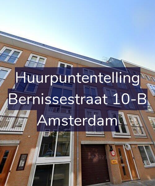 Foto gevel Huurpuntentelling voor Bernissestraat 10-B, Amsterdam