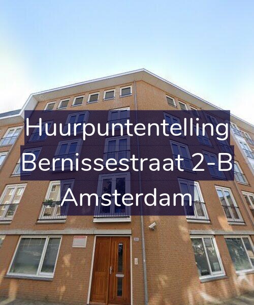 Foto gevel Huurpuntentelling voor Bernissestraat 2-B, Amsterdam