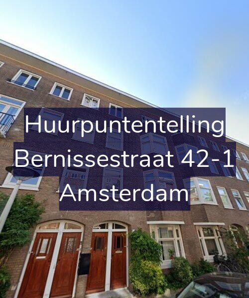 Foto gevel Huurpuntentelling voor Bernissestraat 42-1, Amsterdam