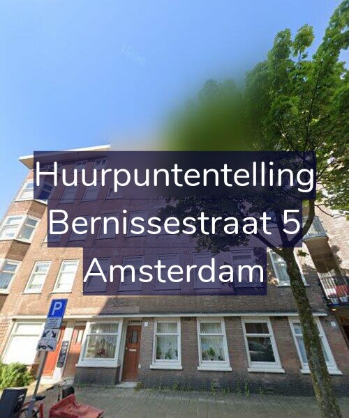 Foto gevel Huurpuntentelling voor Bernissestraat 5, Amsterdam