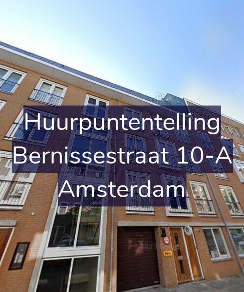 Foto gevel Huurpuntentelling voor Bernissestraat 10-A, Amsterdam
