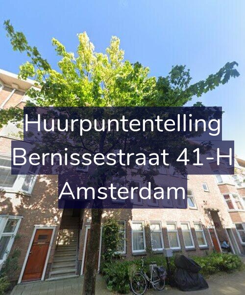 Foto gevel Huurpuntentelling voor Bernissestraat 41-H, Amsterdam