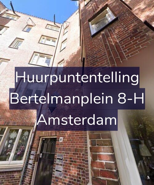 Foto gevel Huurpuntentelling voor Bertelmanplein 8-H, Amsterdam