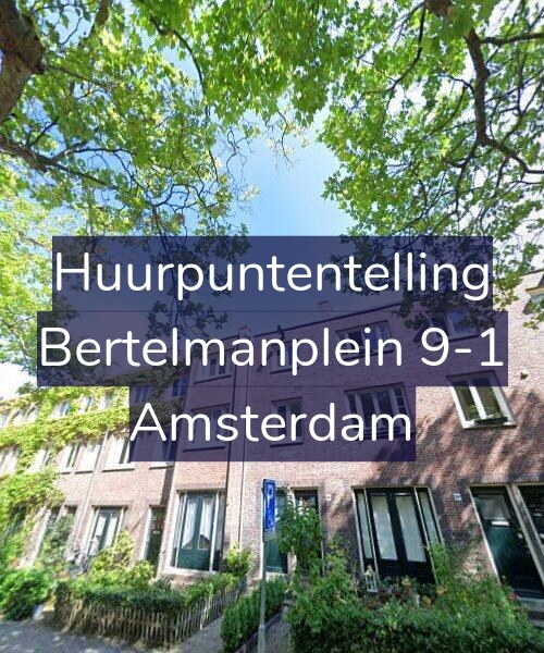 Foto gevel Huurpuntentelling voor Bertelmanplein 9-1, Amsterdam