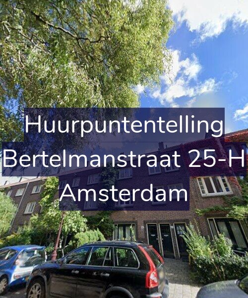 Foto gevel Huurpuntentelling voor Bertelmanstraat 25-H, Amsterdam