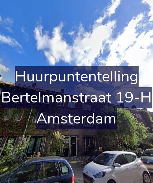 Foto gevel Huurpuntentelling voor Bertelmanstraat 19-H, Amsterdam