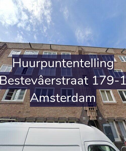 Foto gevel Huurpuntentelling voor Bestevâerstraat 179-1, Amsterdam