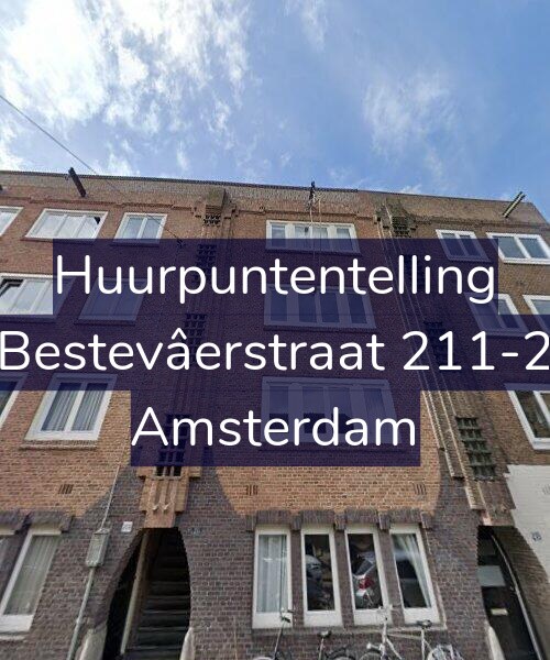 Foto gevel Huurpuntentelling voor Bestevâerstraat 211-2, Amsterdam