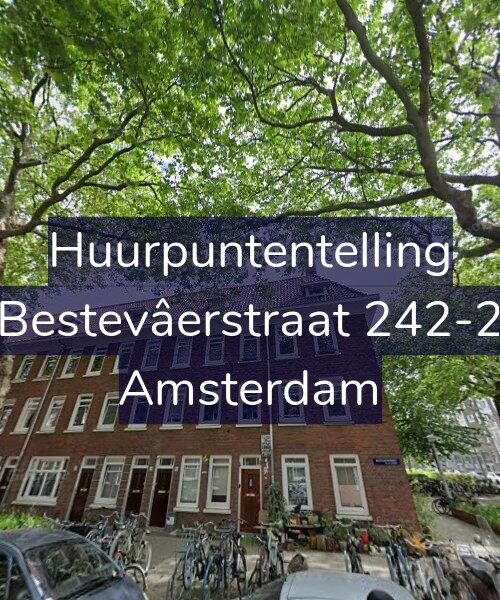 Foto gevel Huurpuntentelling voor Bestevâerstraat 242-2, Amsterdam