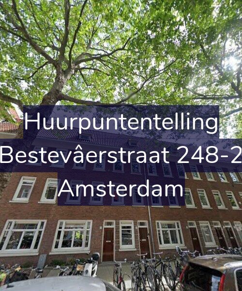 Foto gevel Huurpuntentelling voor Bestevâerstraat 248-2, Amsterdam