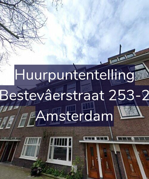 Foto gevel Huurpuntentelling voor Bestevâerstraat 253-2, Amsterdam